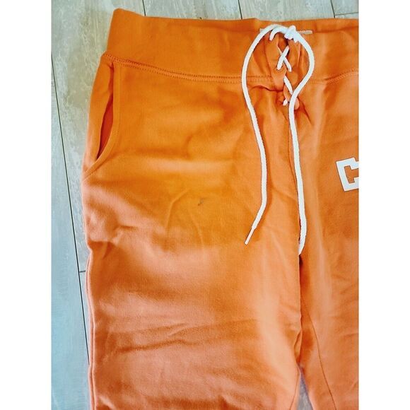 True Religion M Crop Sweatpants Orange Vintage Tie Closure *Has SPOT* Cotton Men - Picture 6 of 9